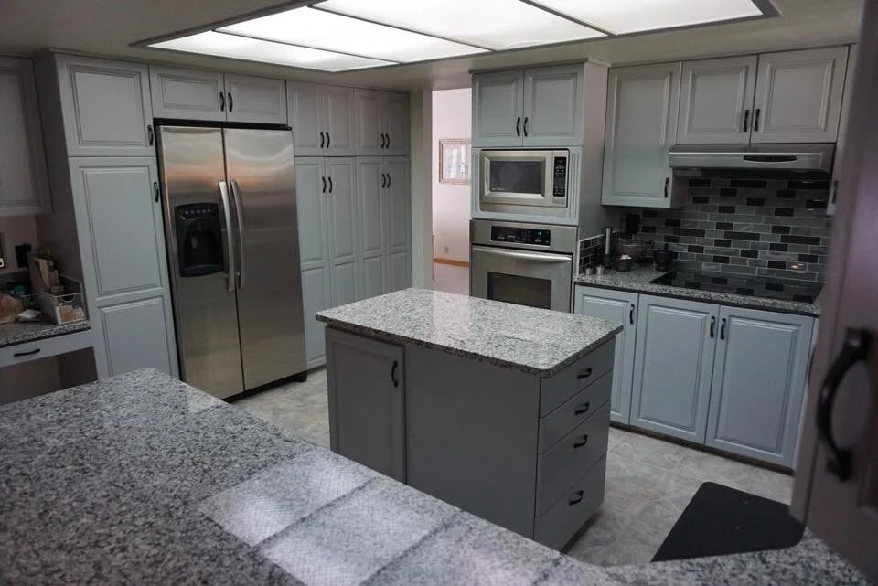 Granite and quartz countertop project near Farmington, Utah