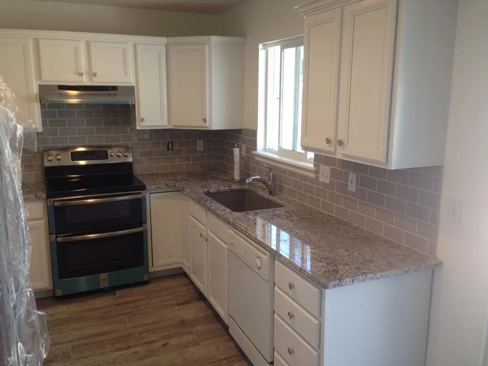 Granite and quartz countertop project near Roy, Utah